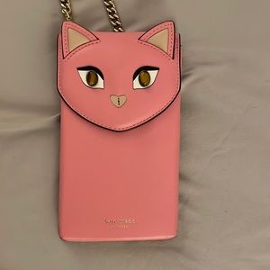 Kate Spade Cats pink crossbody never used